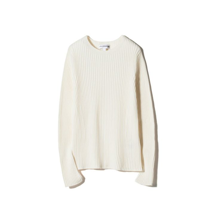 UNIQLO / INES DE LA FRESSANGE PARIS 3D リブクルーネックセーター