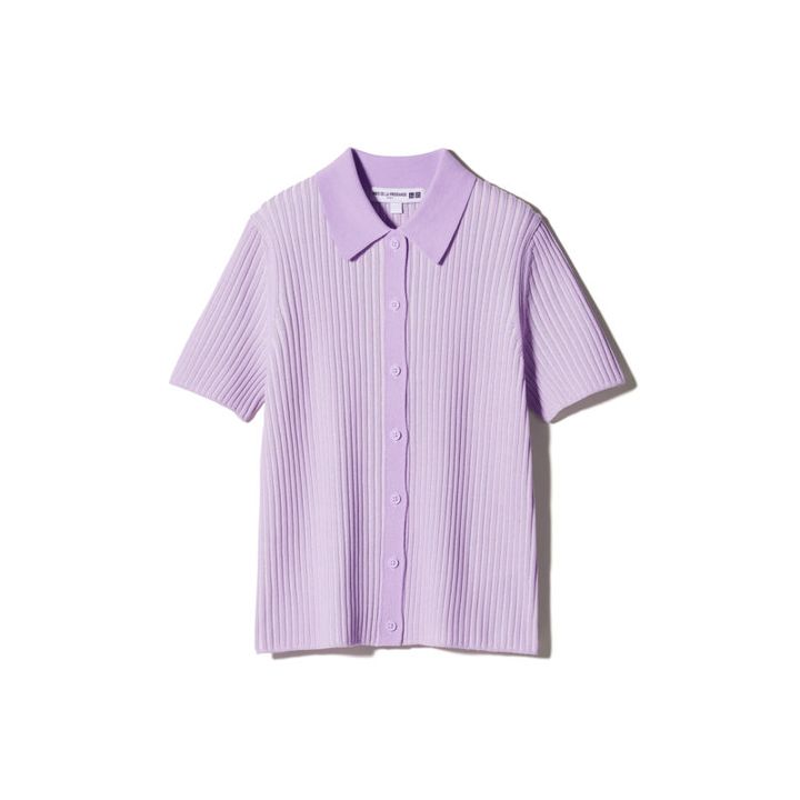 UNIQLO / INES DE LA FRESSANGE PARIS リブポロカーディガン