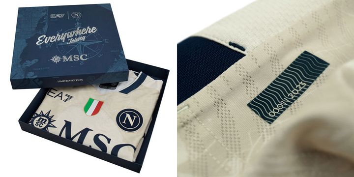 王者ナポリ、海デザインで「スポンサーを讃える」特別ユニフォームを発表！着用試合は大敗する