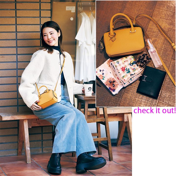 フェイラー,バッグの中身,ポーチ,ハンカチ,甘派ママ