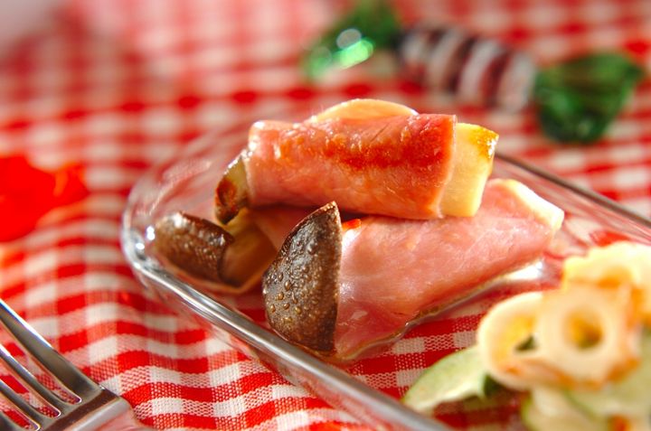 エリンギの生ハム炒め