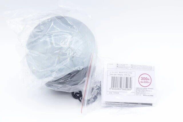 ダイソーのソーラーライト 吊りタイプ（クリップ付）のパッケージ