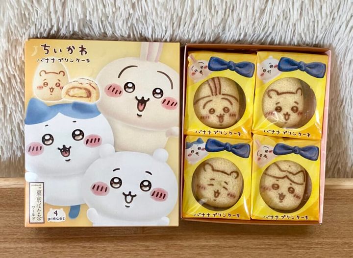 ちいかわ東京バナナ「ちいかわバナナプリンケーキ」