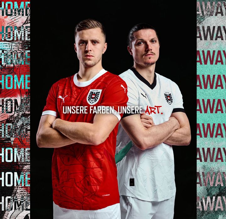 オーストリア代表、EURO2024に向けた新ユニフォームを発表！建築芸術を描く「異端デザイン」