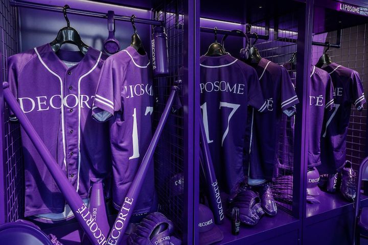 画像: 昨年、大谷選手のロッカールームにコスメデコルテの商品が置かれた写真がSNS投稿され、一躍話題に。そんなロッカールームをコスメデコルテの世界観で再現した「DECORTÉ ロッカールーム」が設置されています。 出典：コスメデコルテ