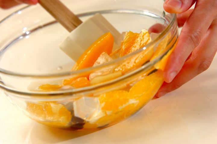 ハッサクみつ豆の作り方1