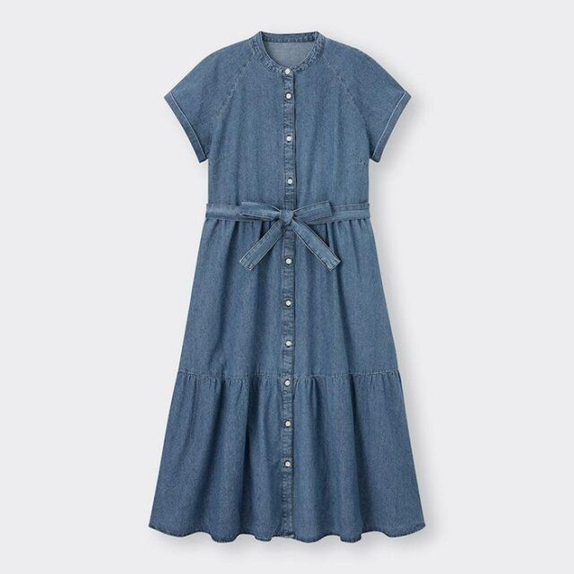 GUのデニムワンピース