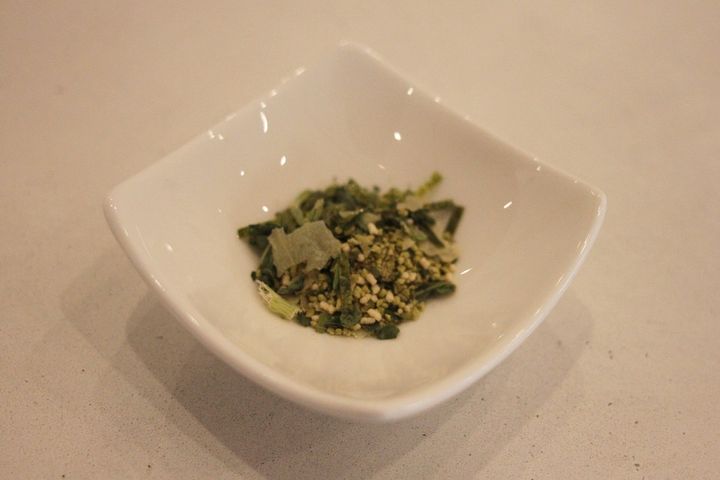 やさしい味わいで子どもも食べやすい「京抹茶だし湯葉茶漬け」
