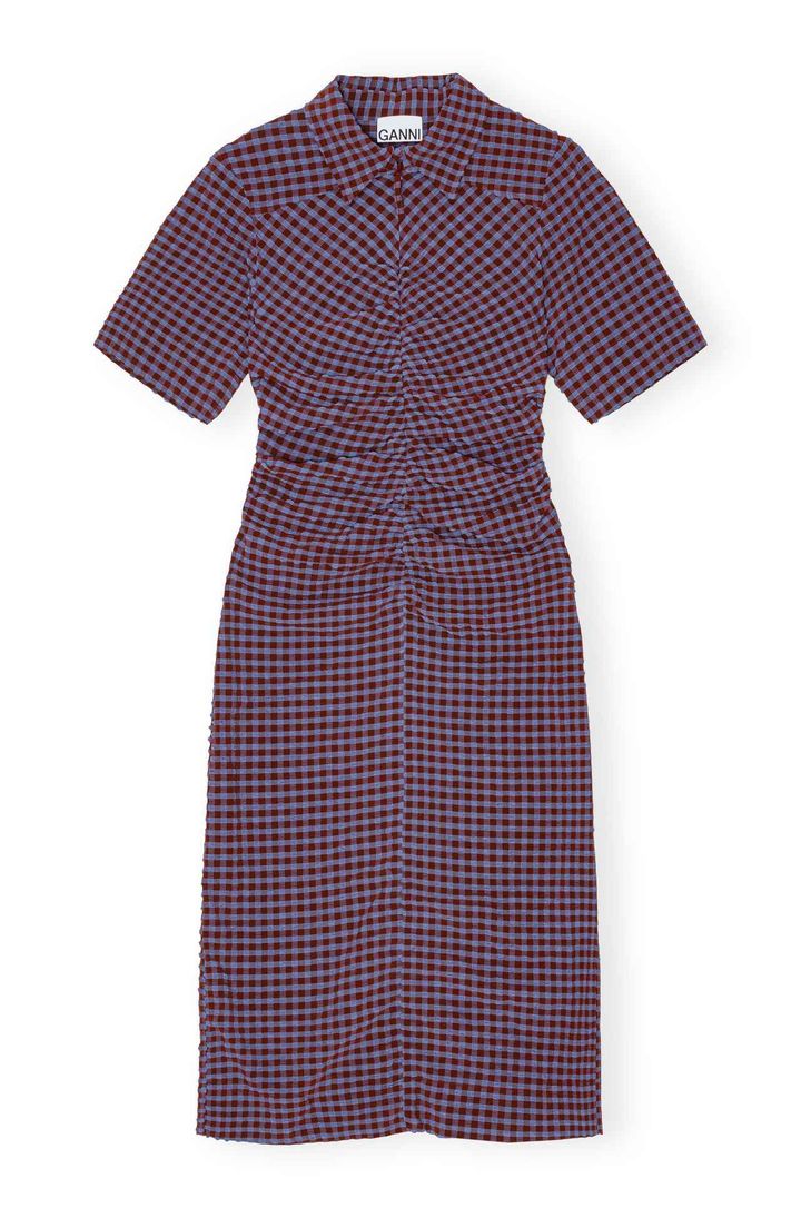 画像: 【ガニー】Stretch Seersucker Fitted Dress ¥53,900（税込）