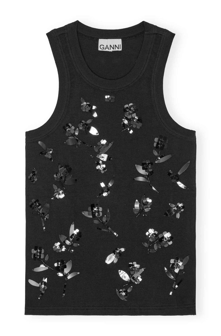画像: 【ガニー】Rib Jersey Embellish Tank Top ¥44,000（税込）