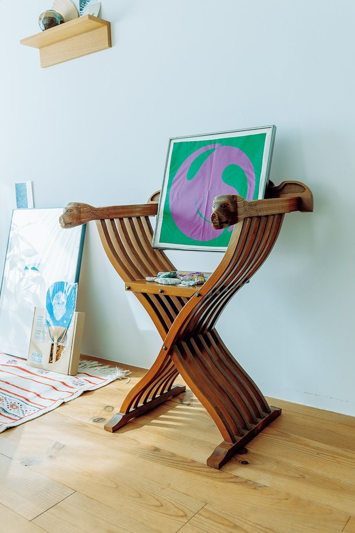 友人や知人から譲り受けた素敵なモノが多い細沼さんのお部屋