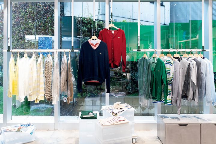 原宿〈Lacoste Harajuku〉店内