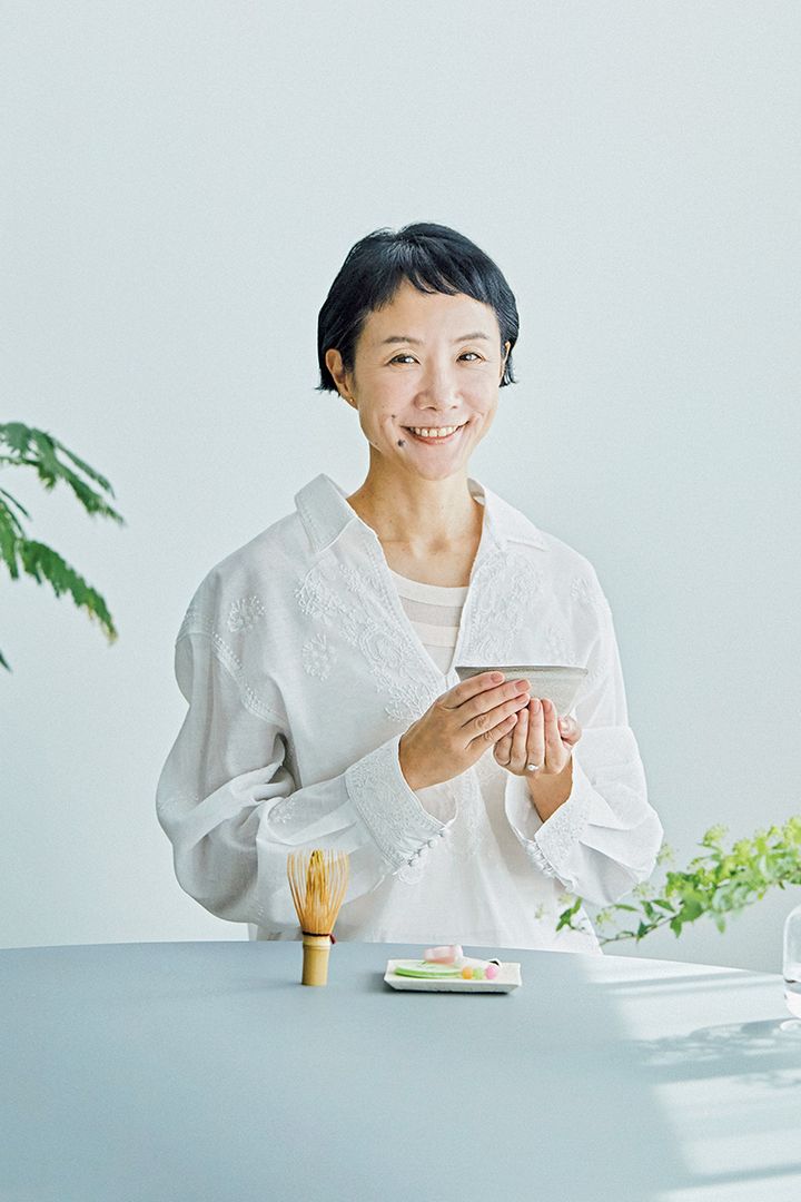 モデル・はなさん「抹茶の時間を楽しむ会」