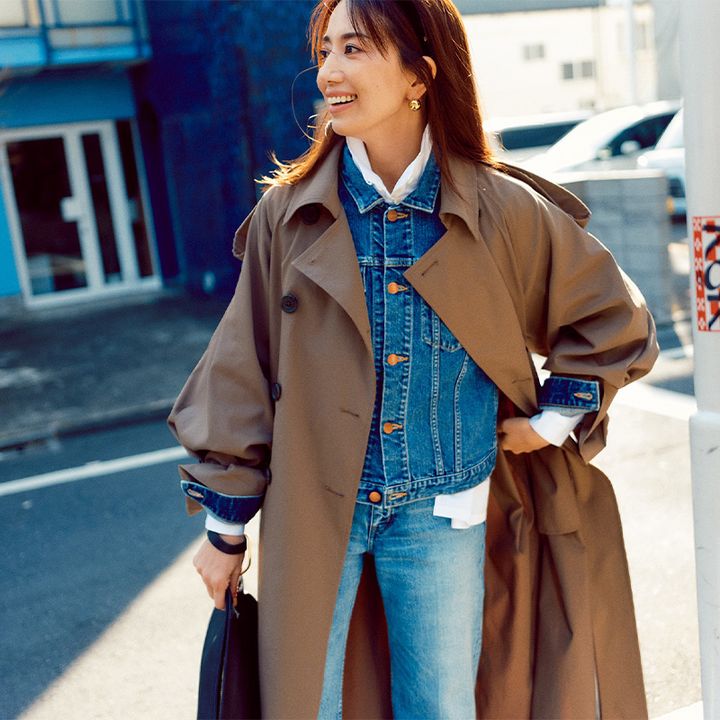 東原亜希,Gジャン,デニム,デニムジャケット,春コーデ,春アウター