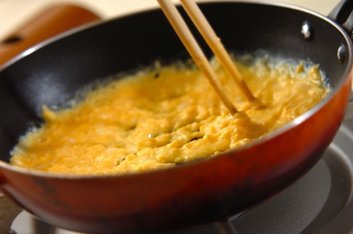 ミモザサラダの作り方1