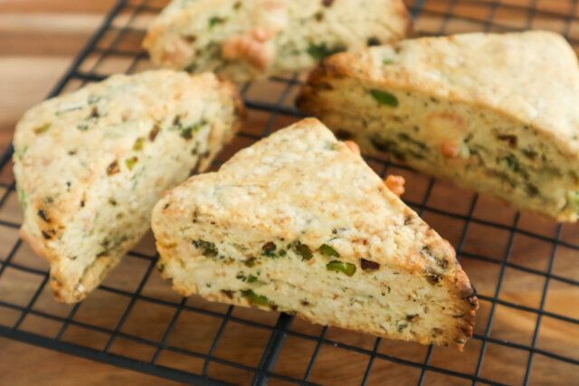 ブロッコリーとチーズのスコーン レシピ 完成