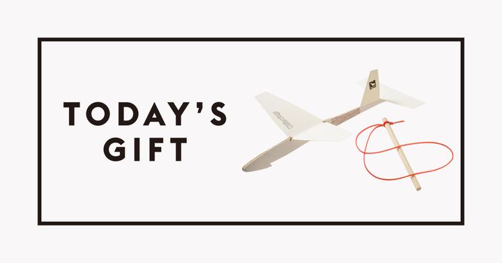 〈あおぞら〉のペーパーグライダー