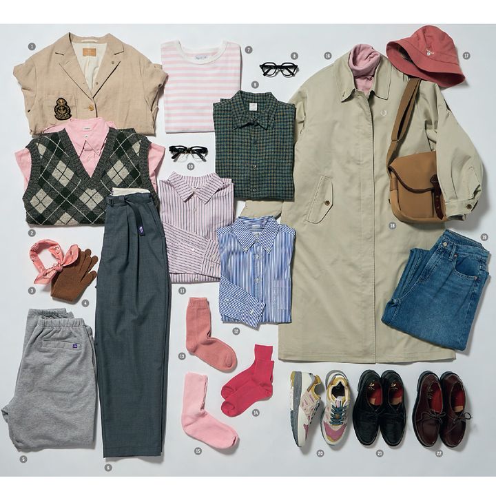 《アニエスベー》のボーダーTシャツは鉄板！オシャレな人がもっているピンクアイテム22選