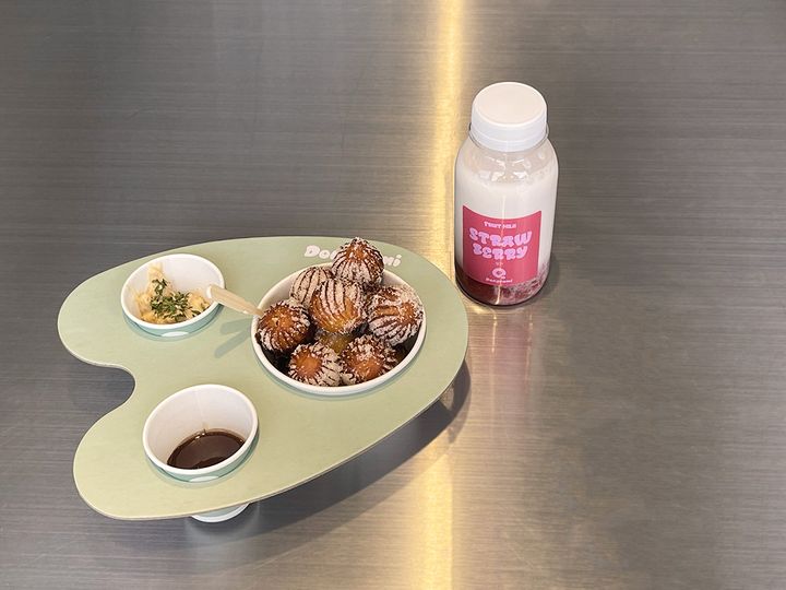 「ドングラミセット」650円、「追加ソース」＋100円