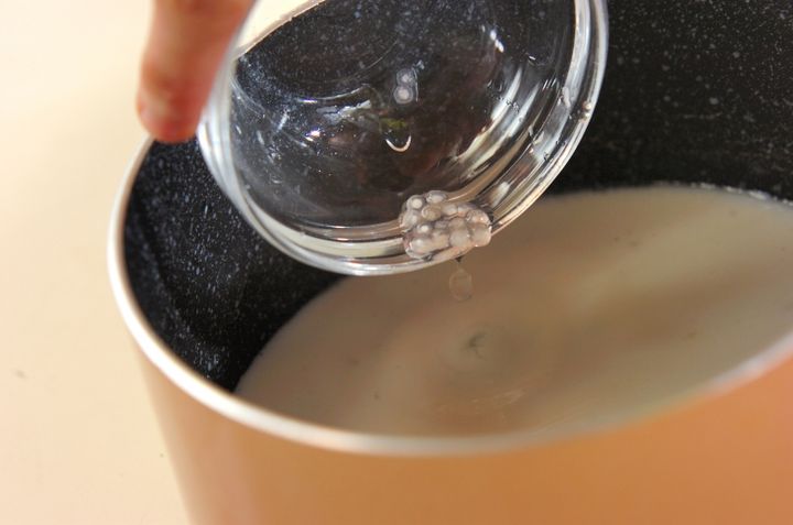 イチゴココナッツタピオカの作り方3