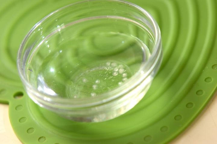 イチゴココナッツタピオカの下準備1