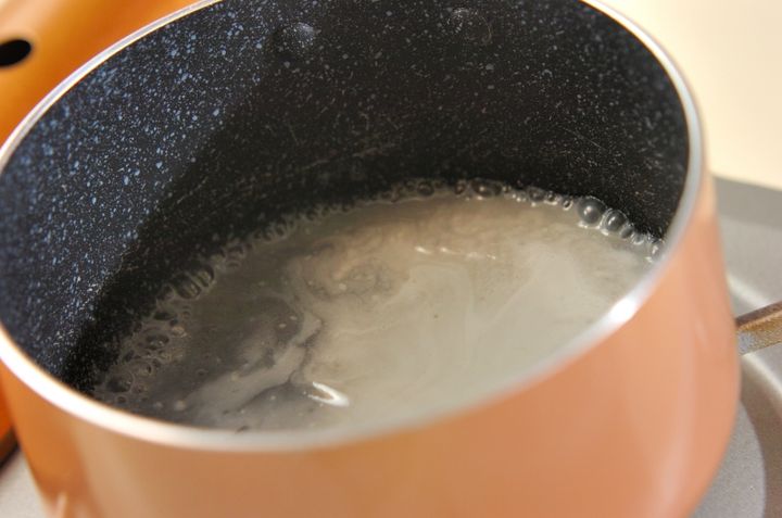 イチゴココナッツタピオカの作り方1