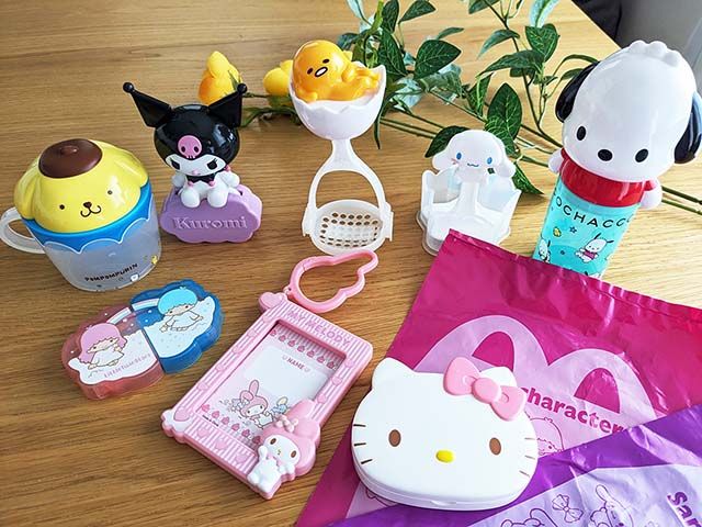 次回ハッピーセットはサンリオ！おもちゃ全種類を最速公開