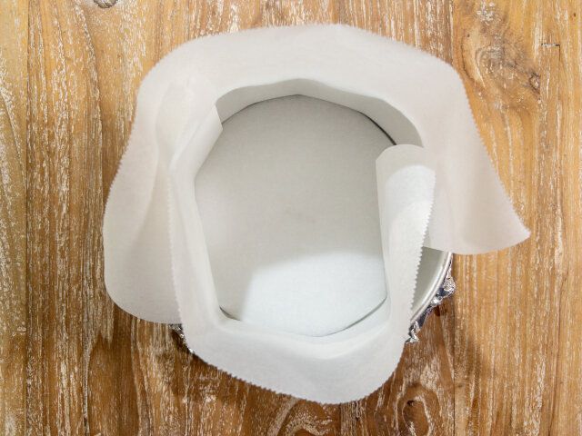 さつまいものプリンケーキ レシピ 型にクッキングシートを敷く