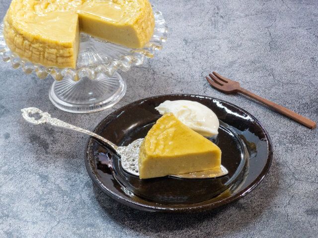 さつまいものプリンケーキ レシピ 完成