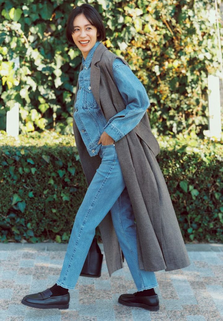 トレンド コインローファー カジュアルシーン