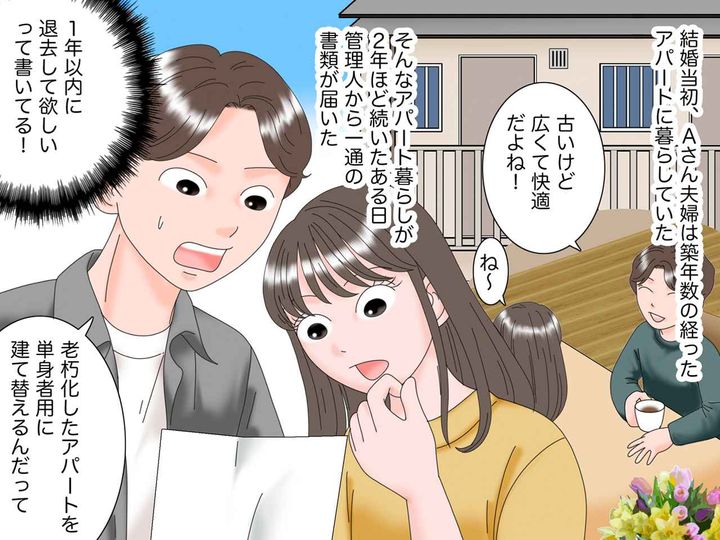 画像1: アパートの建て替え