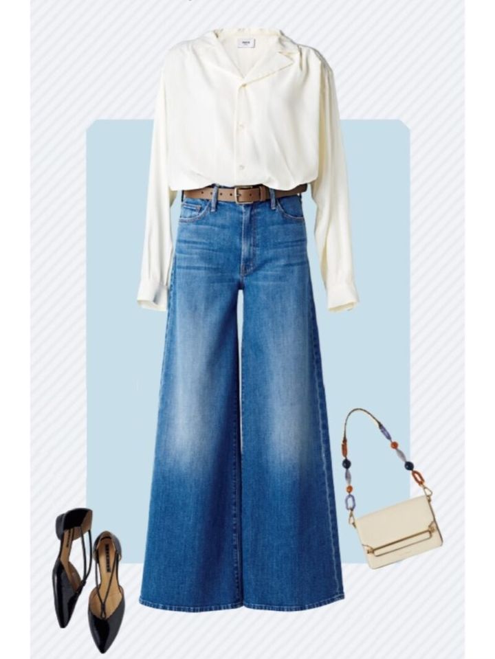 似合うデニムが見つかる 骨格診断 骨格ストレートに似合うバギーパンツ