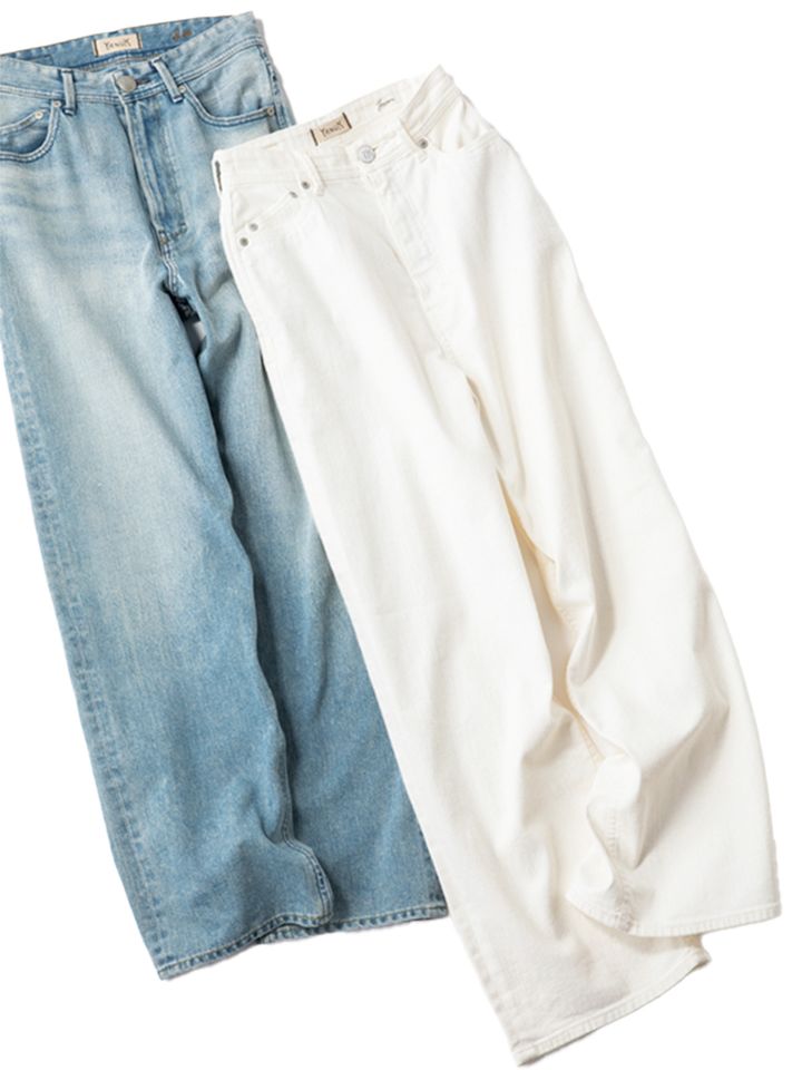 YANUK,ヤヌーク,デニム,ホワイトデニム,ブルーデニム