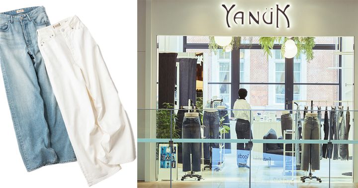YANUK,ヤヌーク,デニム,ホワイトデニム,ブルーデニム