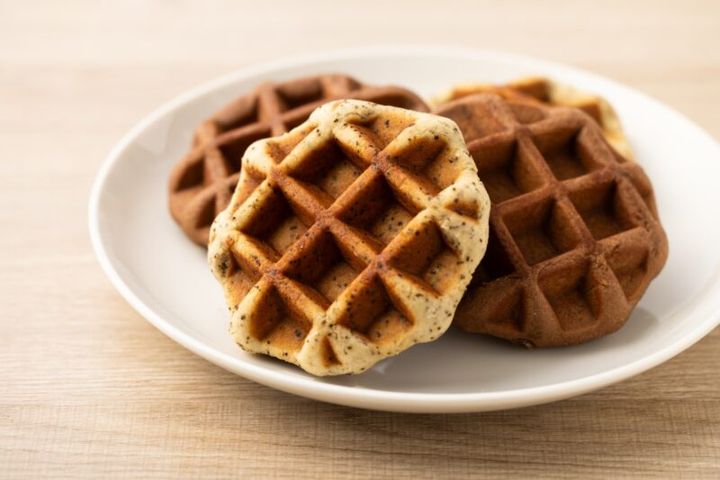 Fibee むぎゅっとワッフル（ココア）、Fibee むぎゅっとワッフル（アールグレイ）