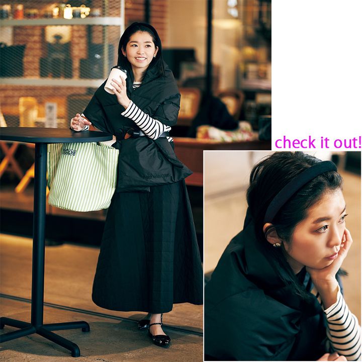 モノトーンコーデのスパイス,カラーバッグ,ラドロー