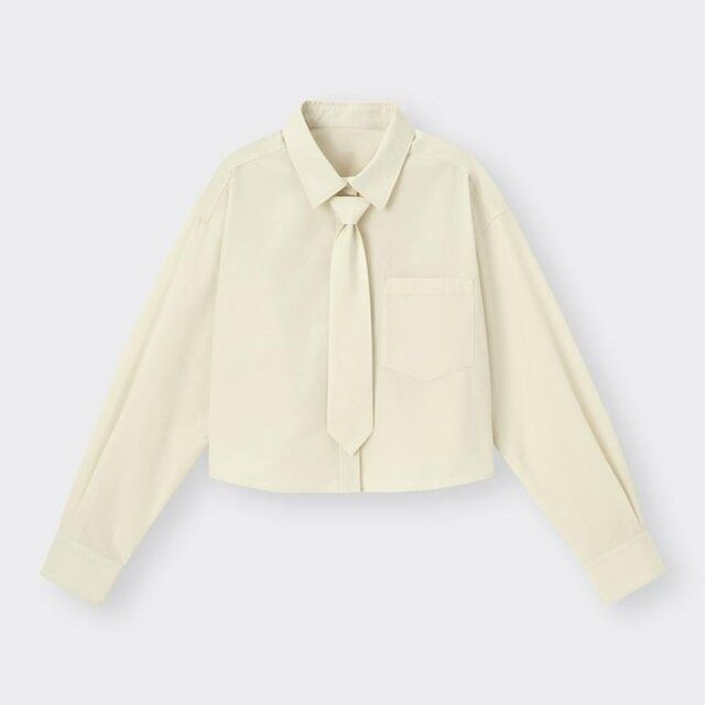 GUの値下げ春シャツ