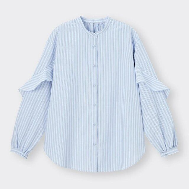 GUの値下げ春シャツ