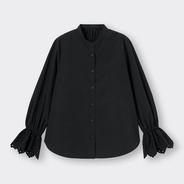 GUの値下げ春シャツ