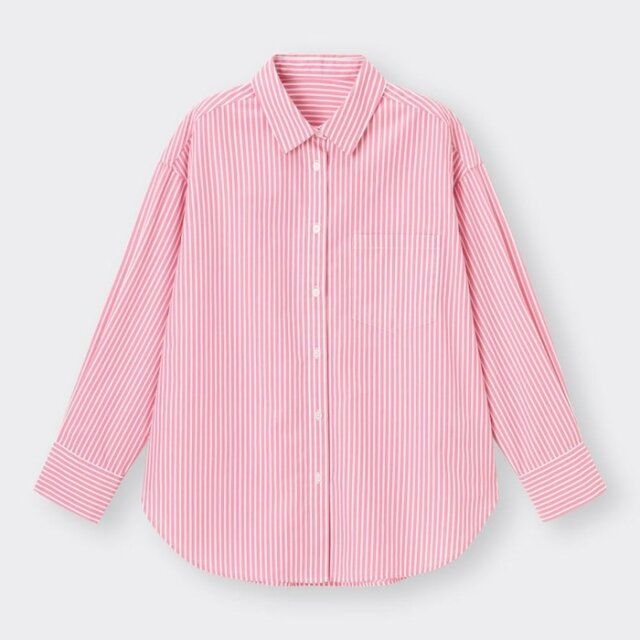 GUの値下げ春シャツ