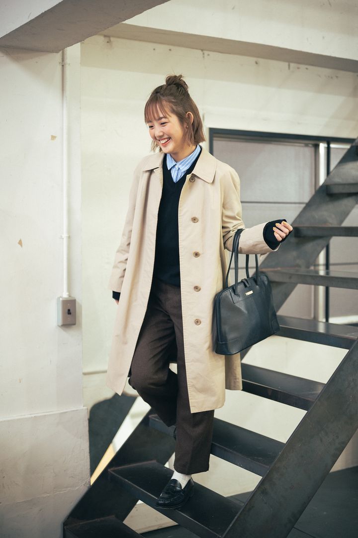 ライトアウターコーデ2選。季節の変わり目にぴったりなプレッピースタイル【FUDGE FRIEND おしゃれさんの毎日コーディネート】