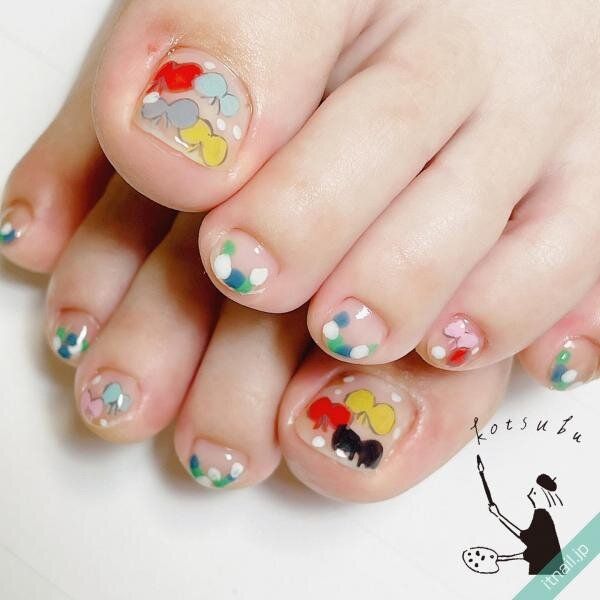 小粒nailが投稿したネイルデザイン [photoid:I0120417] via Itnail Design (731077)