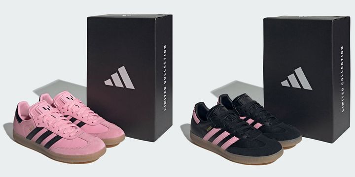 『インテル・マイアミ×adidas Originals』から2つの“SAMBA”が登場！ピンクは「メッシ・モデル」
