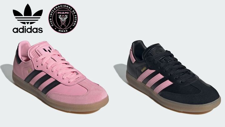 『インテル・マイアミ×adidas Originals』から2つの“SAMBA”が登場！ピンクは「メッシ・モデル」