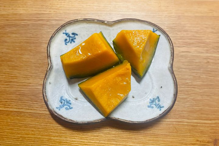 煮崩れしない【カボチャの甘煮】火の通し方を見直せば料亭風の仕上がりに！