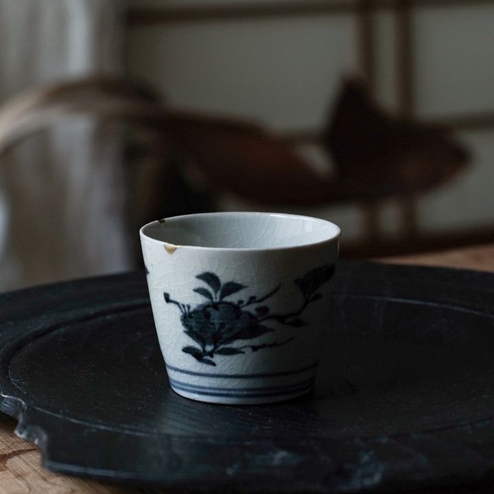 骨董のそば猪口