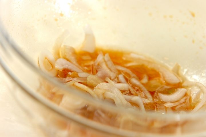 リーフサラダ新タマドレッシングの作り方2