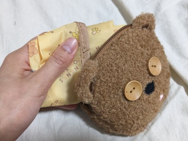 エコバッグをポーチに収納