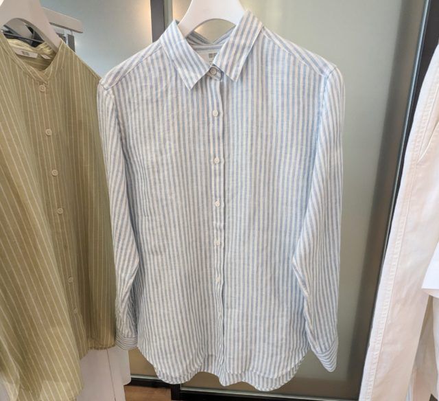 UNIQLO「リネンストライプ」