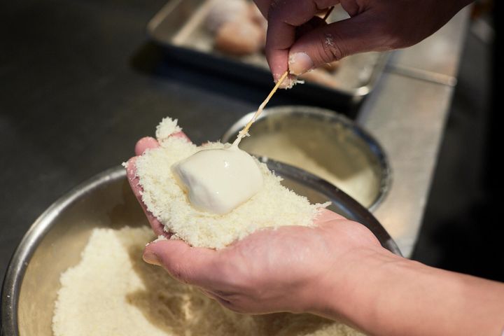 パン粉をつける